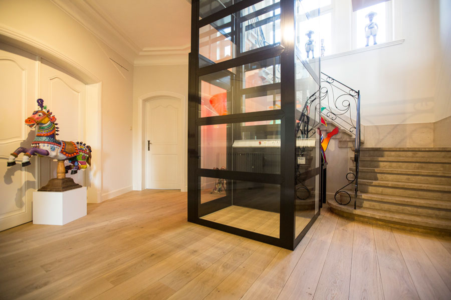 天津别墅电梯展示